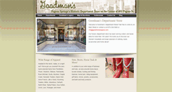 Desktop Screenshot of goodmanspagosa.com